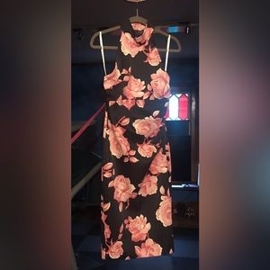 Karen Millen Floral Halter Dress, US Size 8, Attire for any occasion.